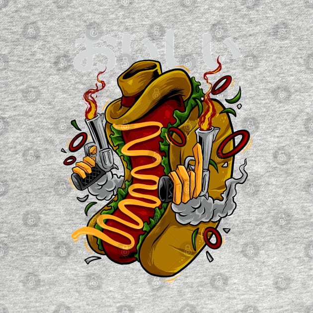 cowboy hotdog by spoilerinc